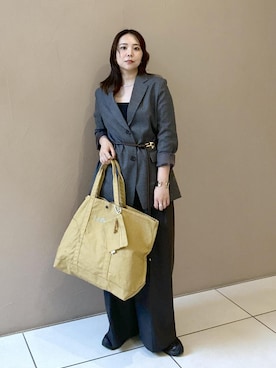 「アイテム（テーラードジャケット）」を使った、Natsuさん（レディース・158cm・20代）の秋コーディネート