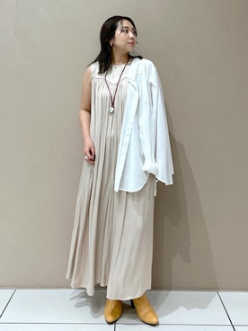 「アイテム（オールインワン・サロペット）」を使った、Natsuさん（レディース・158cm・20代）の夏コーディネート