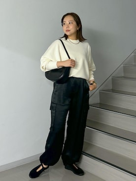「アイテム（スウェット）」を使った、Natsuさん（レディース・158cm・20代）の秋コーディネート