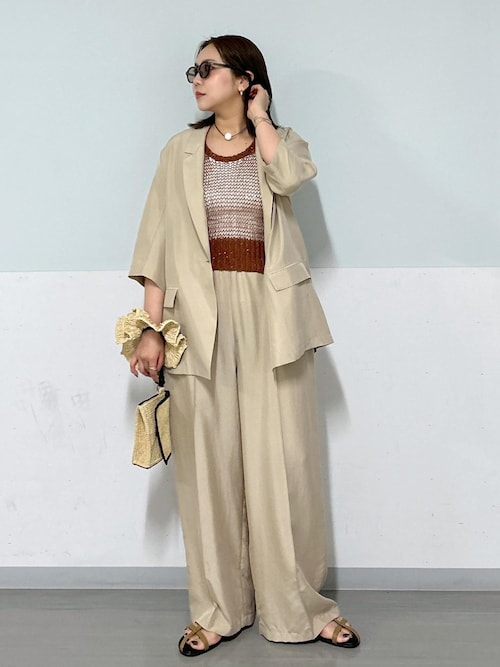[25SS]GENTLE SILK パンツ【セットアップ対応】