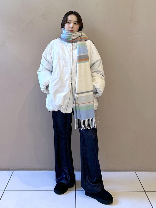 GREENDOWN（グリーンダウン）]撥水加工スタンドカラーダウンジャケット