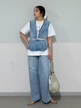 「アイテム（パンプス）」を使った、Natsuさん（レディース・158cm・20代）の春コーディネート