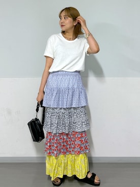 Natsuさん（レディース・158cm）の夏コーディネート