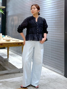 「ストレート」｜Natsuさん（レディース・158cm）の夏コーディネート