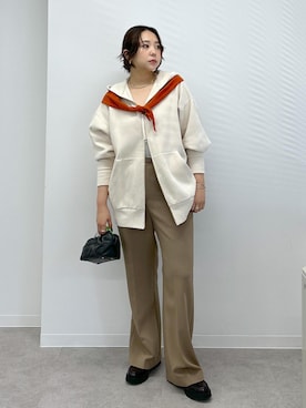 「アイテム（パーカー）」を使った、Natsuさん（レディース・158cm・20代）の夏コーディネート