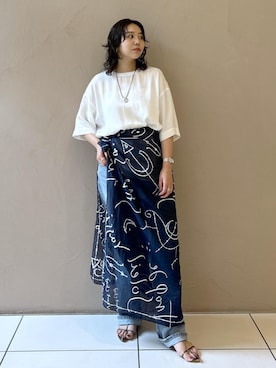 Natsuさん（レディース・158cm）の夏コーディネート