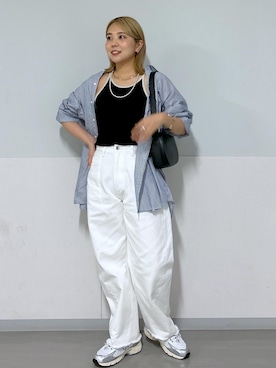 Natsuさん（レディース・158cm）の夏コーディネート