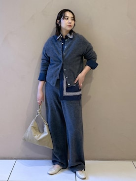 「アイテム（バレエシューズ）」を使った、Natsuさん（レディース・158cm・20代）の冬コーディネート