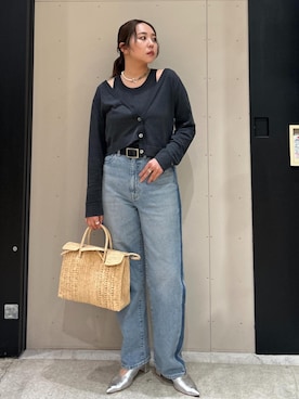「アイテム（パンプス）」を使った、Natsuさん（レディース・158cm・20代）の春コーディネート
