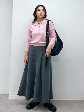 「アイテム（ブーツ）」を使った、Natsuさん（レディース・158cm・20代）の秋コーディネート