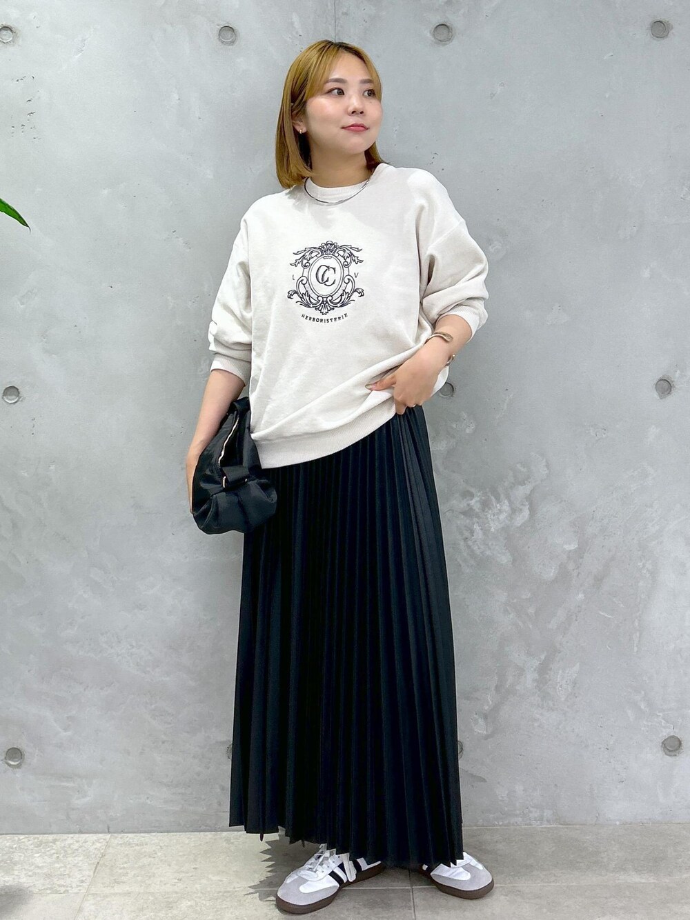 エンブロイダリースウェット-CreamyCotton /クリーミーコットン-を使っ