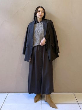 「アイテム（ワンピース/ドレス）」を使った、Natsuさん（レディース・158cm・20代）の秋コーディネート