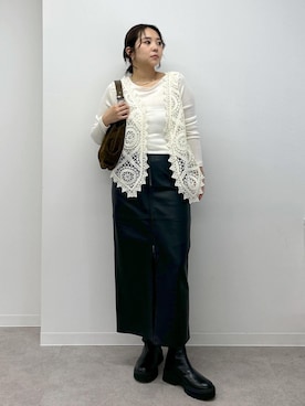 「アイテム（スカート）」を使った、Natsuさん（レディース・158cm・20代）の秋コーディネート