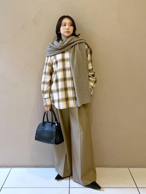 セール】Shuttlenotesオンブレチェックネクタイシャツ（シャツ