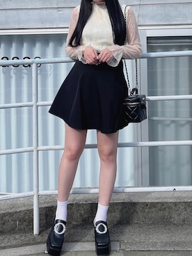 「TITTY&CO.（ティティーアンドコー）のアイテム」を使った、TITTY&CO. staffさん（レディース・159cm）の秋コーディネート