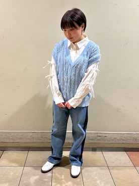 サラさん（レディース・154cm）の春コーディネート