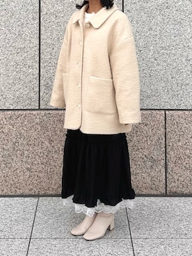 「Vipoa（ヴィポア）のアイテム」を使った、𝘢 𝘬 𝘢 𝘯 𝘦さん（レディース・156cm）の冬コーディネート