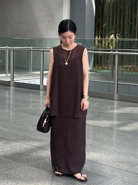 Loungedress_yamakawaさん（レディース・153cm）の夏コーディネート
