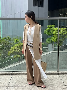 LOUNGEDRESS(ラウンジドレス)の「アシメリブワンピース(ワンピース LOUNGEDRESS(ラウンジドレス)の「アシメリブワンピース(ワンピース