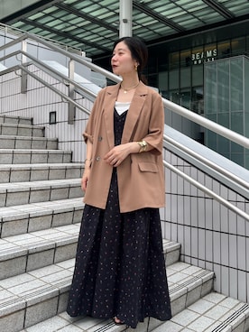 「GALENA（LOUNGEDRESS）（ガレナ）のアイテム」を使った、Loungedress_yamakawaさん（レディース・153cm）の夏コーディネート