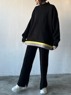 「casane（カサネ）のアイテム」を使った、CASANE/カサネさん（レディース・170cm）の冬コーディネート