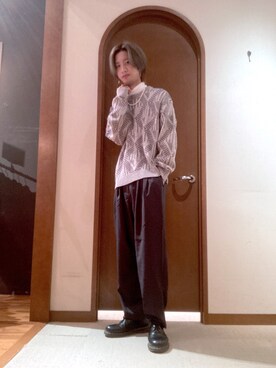 エビケンさん（メンズ・180cm）の秋コーディネート