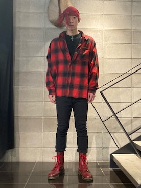 「yellow」｜06さん（メンズ・179cm）の冬コーディネート