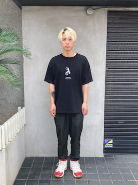 「A4A（エーフォーエー）のアイテム」を使った、06さん（メンズ・179cm）の夏コーディネート