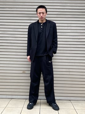 「DANKE SCHON（ダンケシェーン）のアイテム（スラックス）」を使った、06さん（メンズ・179cm）の冬コーディネート