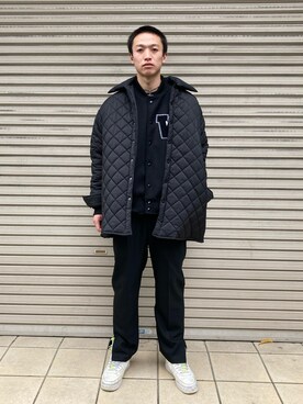 「WHITELAND（ホワイトランド）のアイテム（ブルゾン）」を使った、06さん（メンズ・179cm）の冬コーディネート