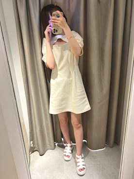 「花見」｜「アイテム（ワンピース/ドレス）」を使った、ひよりさん（レディース・162cm）の春コーディネート