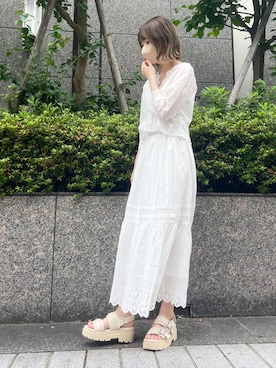 ひよりさん（レディース・162cm）の夏コーディネート