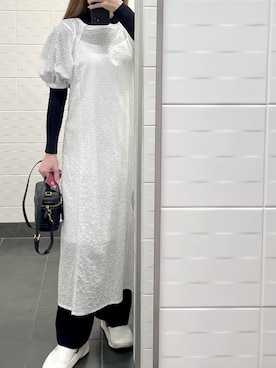 「シンフルコーデ」｜「アイテム（ワンピース/ドレス）」を使った、prin703さん（レディース・158cm）の春コーディネート
