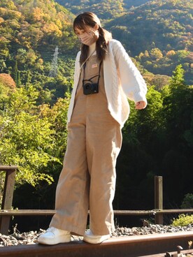「Java（ジャバ）のアイテム」を使った、hiyoriさん（レディース・159cm）の秋コーディネート