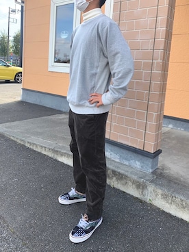 「STEPS（ステップス）のアイテム」を使った、raiさん（メンズ・172cm）の秋コーディネート