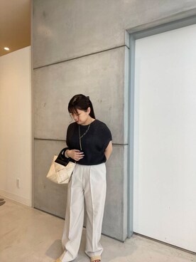 「厚底」｜マリさん（レディース・148cm）の夏コーディネート