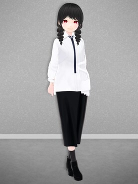 「ぴケの創作屋さん」｜八雲ももさん（レディース・160cm）の春コーディネート