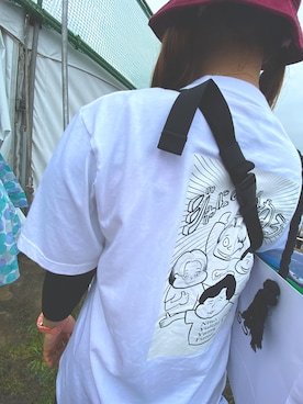 「RAGEBLUE（レイジブルー）のアイテム（帽子）」を使った、EIGA୨୧ *⑅❤︎·̩͙さん（レディース・163cm）の夏コーディネート