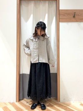 「Samansa Mos2（サマンサ モスモス）のアイテム（シューズ）」を使った、ゆささん（レディース・159cm）の秋コーディネート