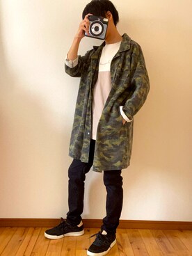 𖠚ᐝハルト/雑貨屋さんさん（メンズ・165cm）の秋コーディネート