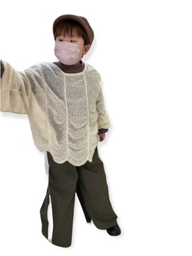 「RETRO GIRL（レトロガール）のアイテム」を使った、皇琥さん（キッズ・120cm）の冬コーディネート
