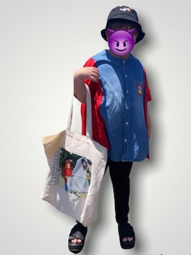 「E.T.」｜皇琥さん（キッズ・125cm）の夏コーディネート