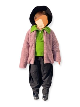 皇琥さん（キッズ・122cm）の冬コーディネート