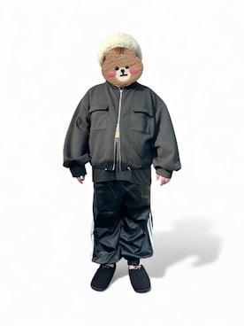 「アイテム（ジャージ）」を使った、皇琥さん（キッズ・148cm）の冬コーディネート