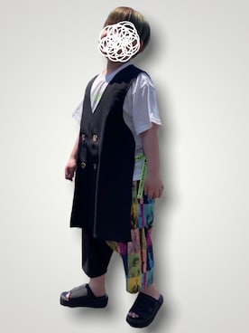 「カラー×コーデ」｜皇琥さん（キッズ・126cm）の春コーディネート