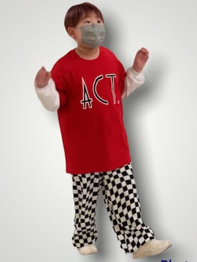 皇琥さん（キッズ・123cm）の春コーディネート