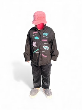 「アイテム（スリッポン）」を使った、皇琥さん（キッズ・148cm）の秋コーディネート