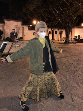 「initial（イニシャル）のアイテム（ジャケット/アウター）」を使った、kkiwabさん（レディース・155cm）の秋コーディネート
