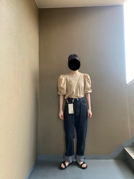 「Teva（テバ）のTeva　ORIGINAL UNIVERSAL（サンダル）」を使った、nさん（レディース・158cm）の夏コーディネート