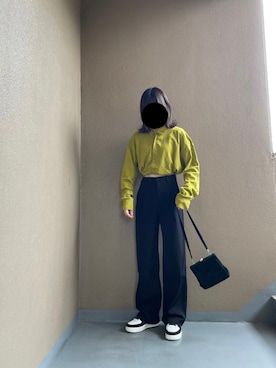 「NIKEスニーカー」｜nさん（レディース・157cm・10代）の春コーディネート